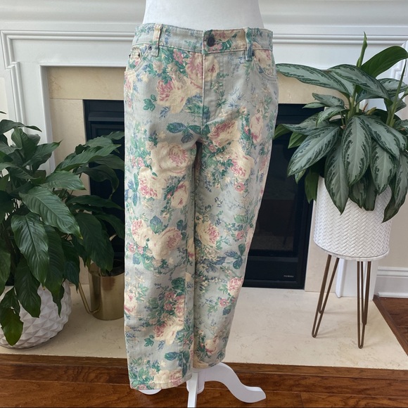 Ralph Lauren Floral Jeans Size 6